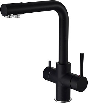 Фото товара: GranFest GF-Z-5423, смеситель, гранит, черный