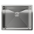Фото товара: Rivelato RINOX 5444 UN INOX, мойка, нержавеющая сталь