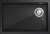 Rivelato LINO LN-654-R nero, мойка, гранит, черный Детальное фото товара: Rivelato LINO LN-654-R nero, мойка, гранит, черный