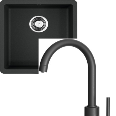 Детальное фото товара: Omoikiri Kata 40-U-BL + Shinagawa 2 Plus-BL черный