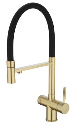 Детальное фото товара: Emar EC-7024 Matt Gold, смеситель, матовое золото