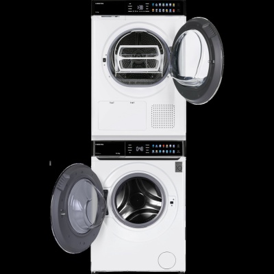 Детальное фото товара: HIBERG стирка i-DDQ11-1014 W + сушка HDQ11-10 W + соед.эл