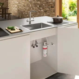 Детальное фото товара: Franke Atlas Clear water, смеситель, нержавеющая сталь