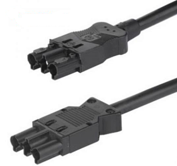 Фото товара: EVOLINE Express Accessories, сетевой кабель, (GST 18 - GST 18) длина 2,5 м, черный